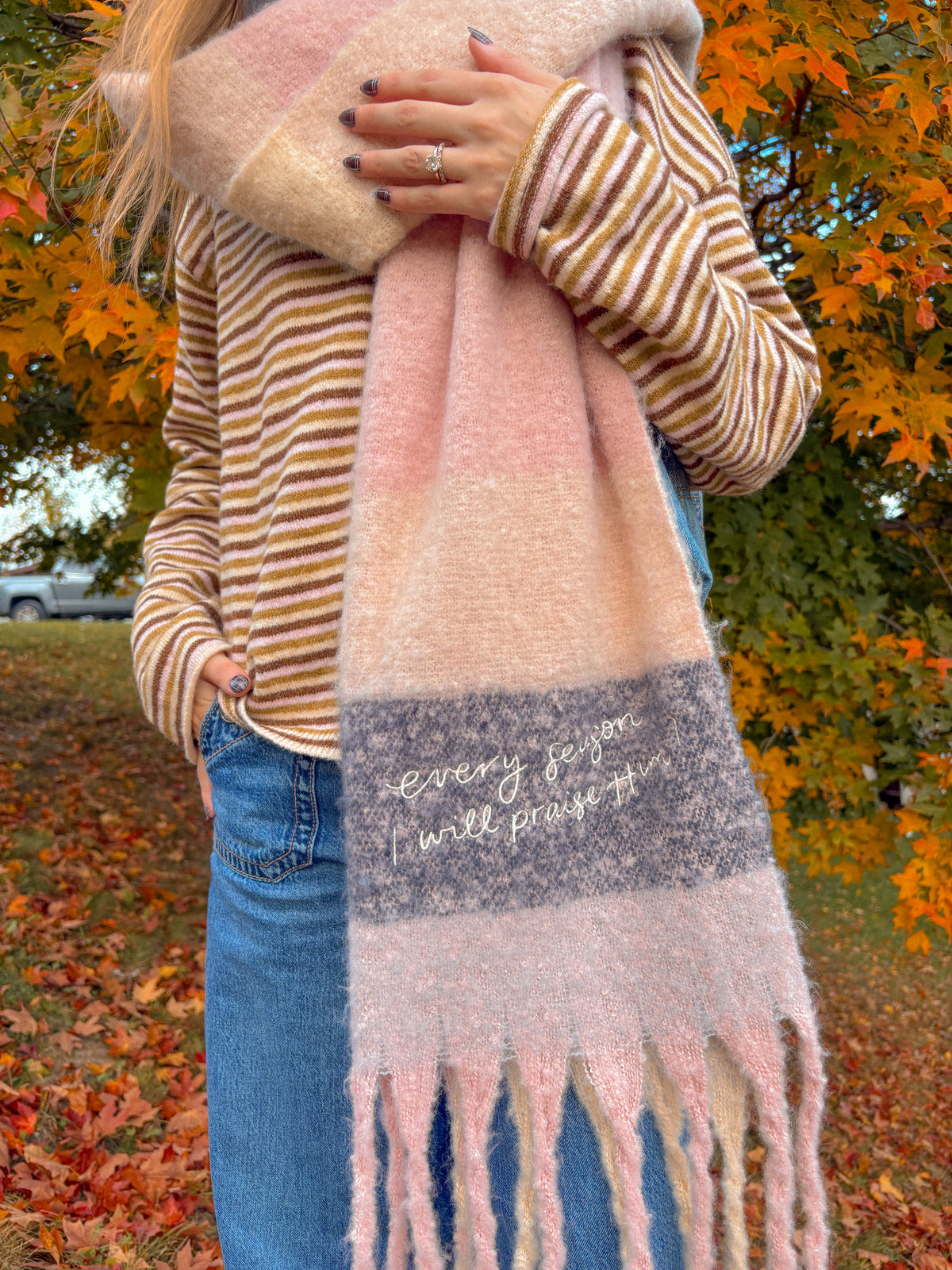 Autumn Blush Scarf