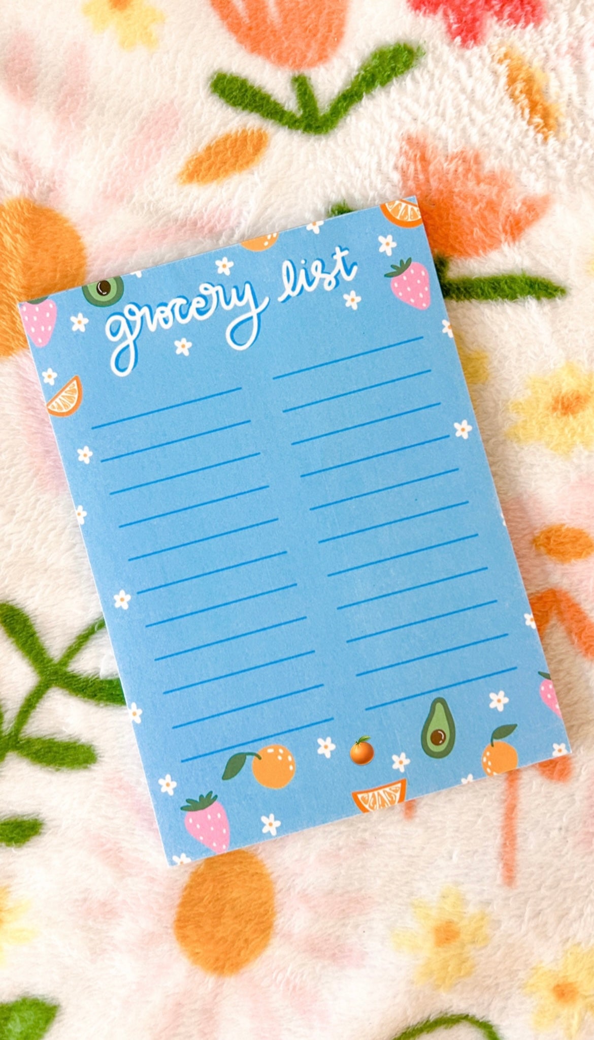 Grocery List Notepad